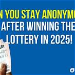 can you stay anonymous after winning the lottery in georgia